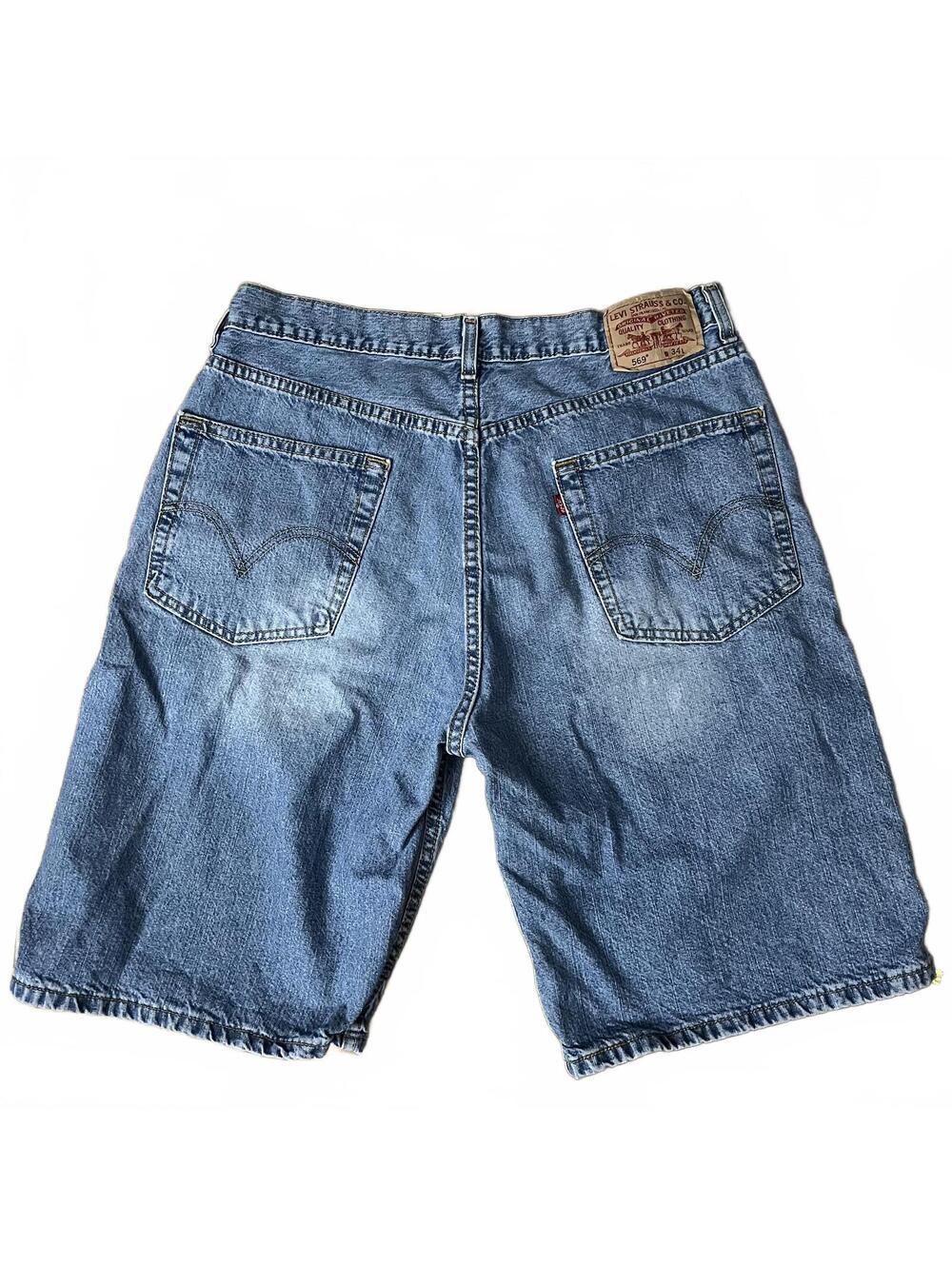 Vintage 90s Levi’s 569 Loose Fit Denim Shorts Men’s 34 Blue Jean Jorts